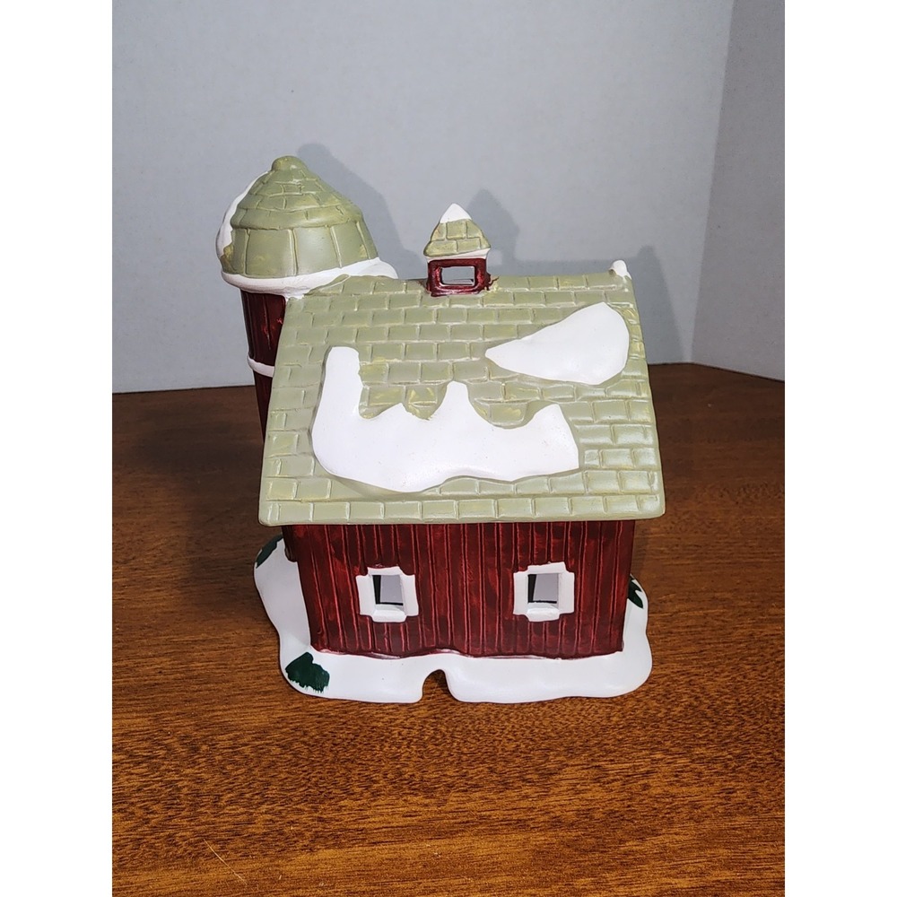 Pacific Rim 1991 Maidson Barn – Vintage Ceramic Farmhouse Christmas House - Picture 3 of 9